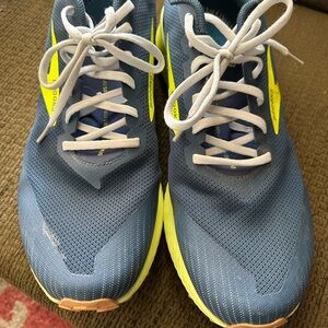 Brooks Athletic Shoes in Blue and Yellow